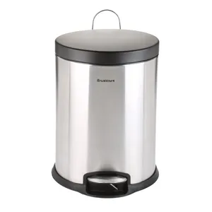 سطل زباله سام ست مدل F طرح  استوانه ای کد 45134 ظرفیت 12 لیتری 