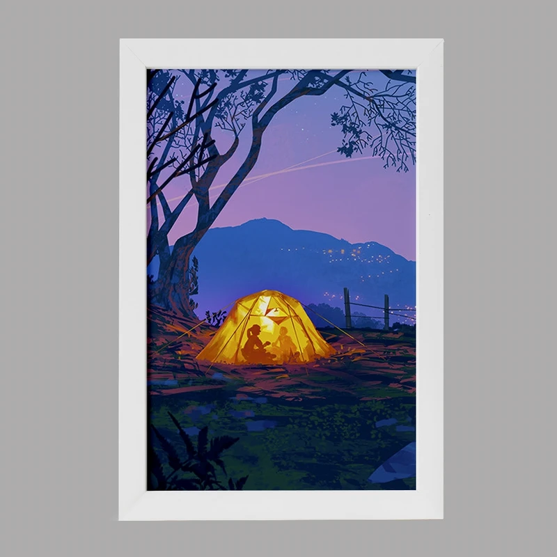 تابلو خندالو مدل کمپینگ (Camping) کد F1404