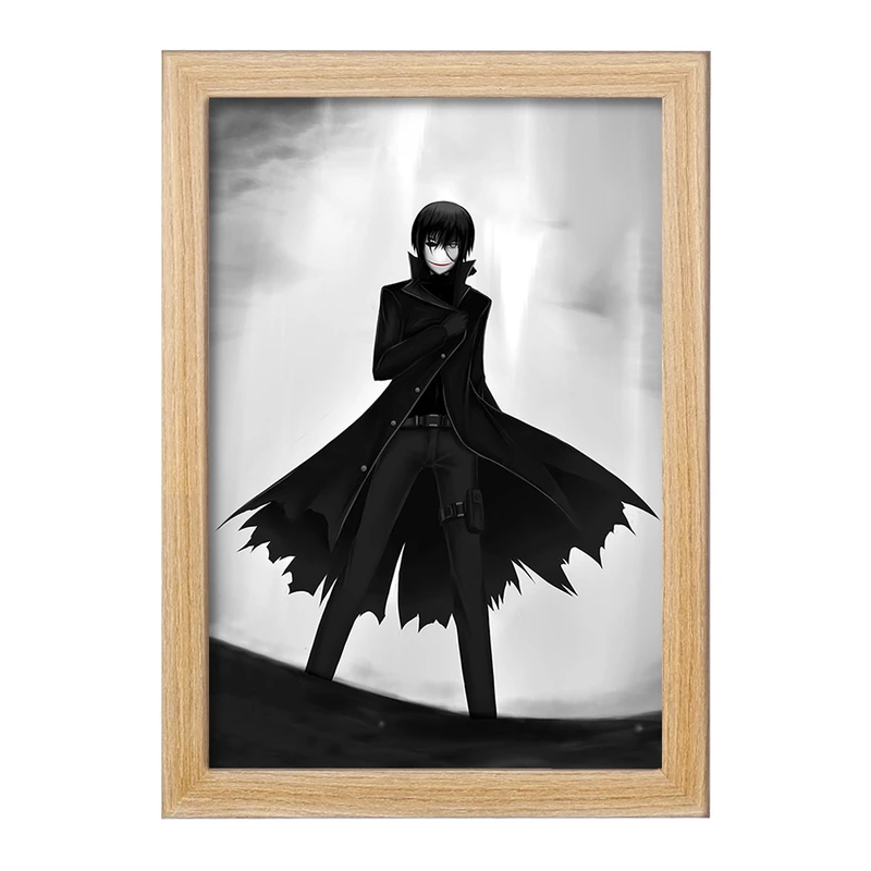 تابلو خندالو مدل هی انیمه تاریک تر از سیاهی Darker Than Black  کد 22588