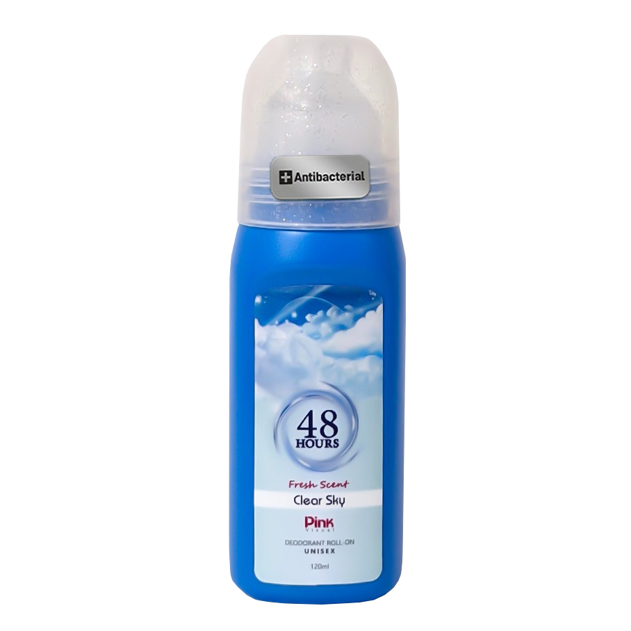 رول دئودورانت پینک ویژوآل مدل Clear Sky حجم 120 میلی‌لیتر