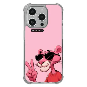 AKAM AMC-WTA15PRO-PINK PANTHER9 Cover For Apple iPhone 15 Pro