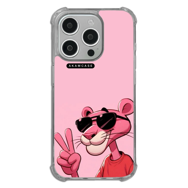 کاور آکام مدل AMC-WTA15PRO-PINK PANTHER9 مناسب برای گوشی موبایل اپل iPhone 15 Pro