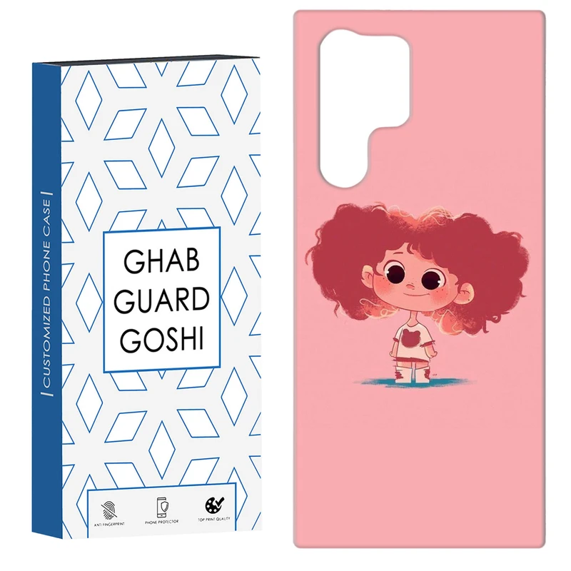 کاور قاب گارد گوشی طرح دختر  کد Dimo-749 مناسب برای گوشی موبایل سامسونگ Galaxy S22 ULTRA