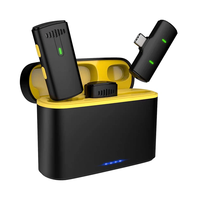 میکروفون یقه ای مدل K10 PRO2 با درگاه اتصال تایپ سی