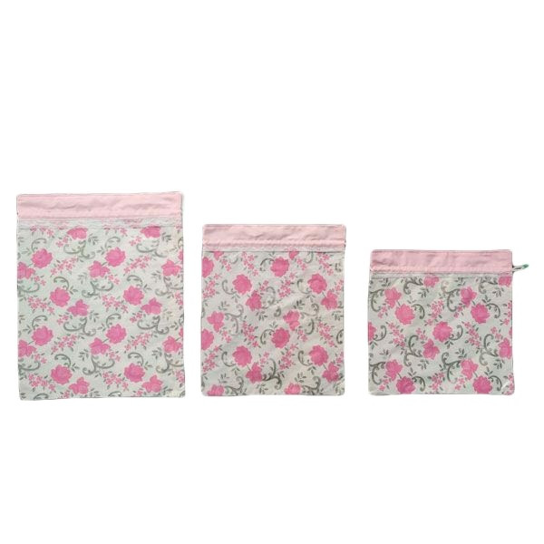 کیسه نان و سبزی مدل K10 مجموعه 3 عددی