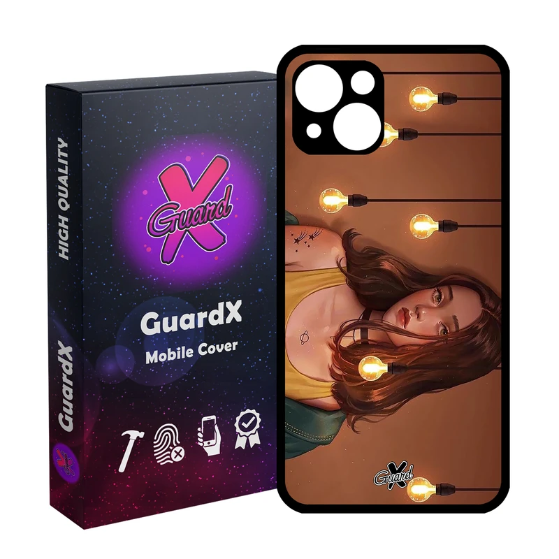 کاور گارد ایکس طرح Girl مدل Glass10034 مناسب برای گوشی موبایل اپل iPhone 13