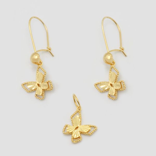 نیم ست طلا 18 عیار زنانه مایا ماهک مدل MS0747 تراش