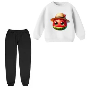 ست سویشرت و شلوار راحتی بچگانه مدل هندوانه یلدایی کد 002  