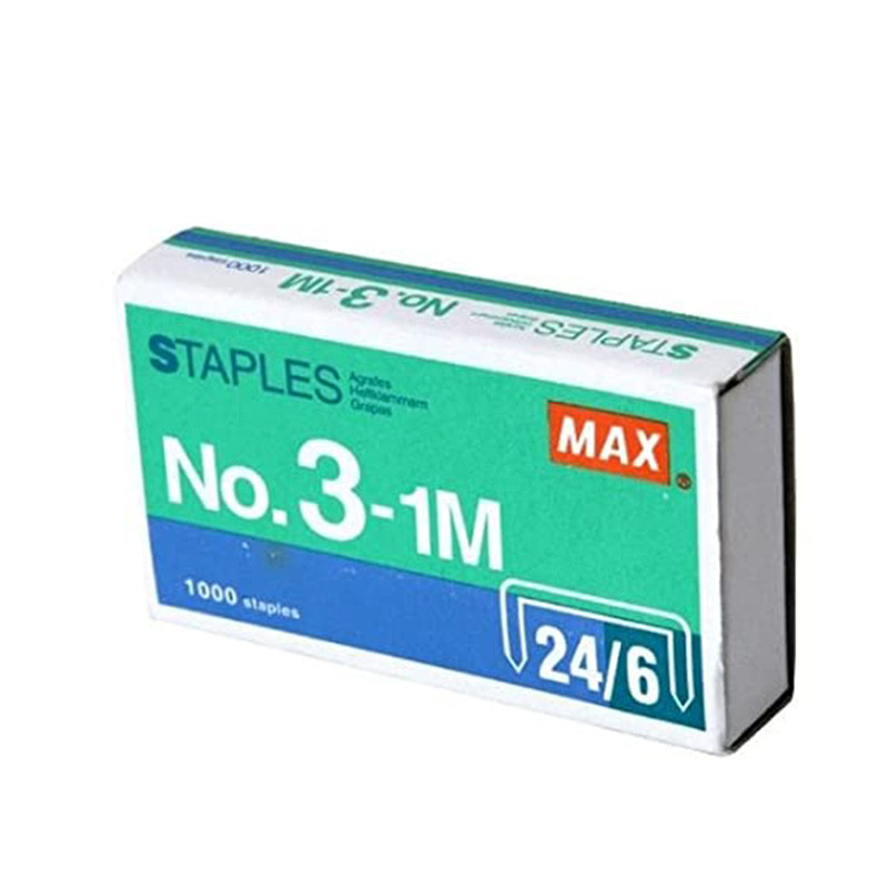 سوزن منگنه مکس کد 24.6.2000 سایز 24.6 بسته 2000 عددی