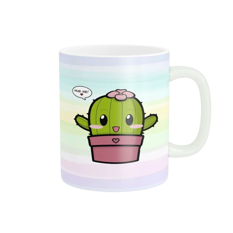 ماگ پادآفرین مدل فانتزی طرح گل کاکتوس کد p9918