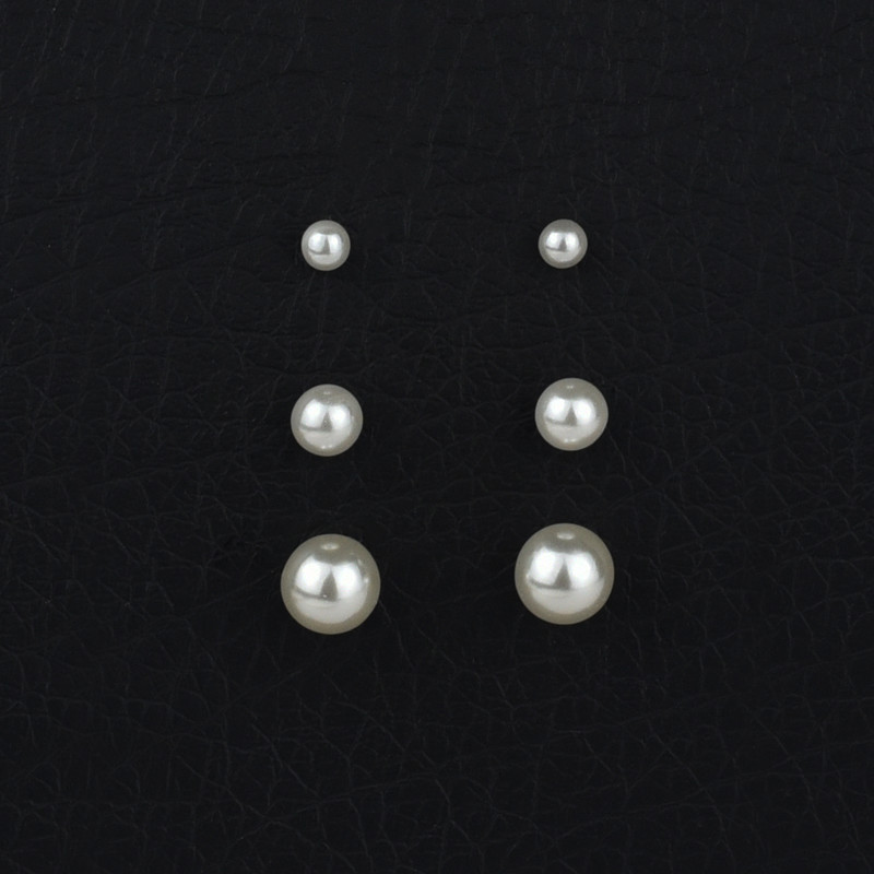 گوشواره زنانه مدل 449441 مجموعه 3 عددی