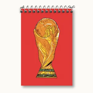 دفتر یادداشت 50 برگ خندالو مدل کاپ جام جهانی کد F1984