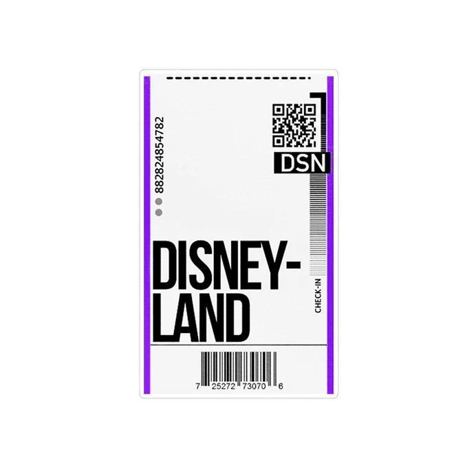 استیکر لپ تاپ ماسا دیزاین طرح disney land مدل STK1669