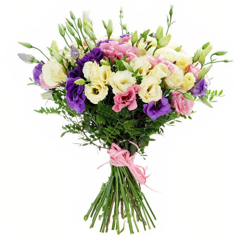 دسته گل لیسیانتوس طبیعی کد 278