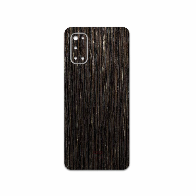 برچسب پوششی ماهوت مدل Dark-Gold-Stripes-Wood مناسب برای گوشی موبایل ریلمی 7 Pro