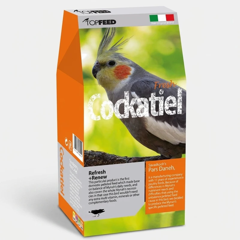 پلت ویژه عروس هلندی تاپ فید مدل Cockatiels Nuts وزن 1 کیلوگرم