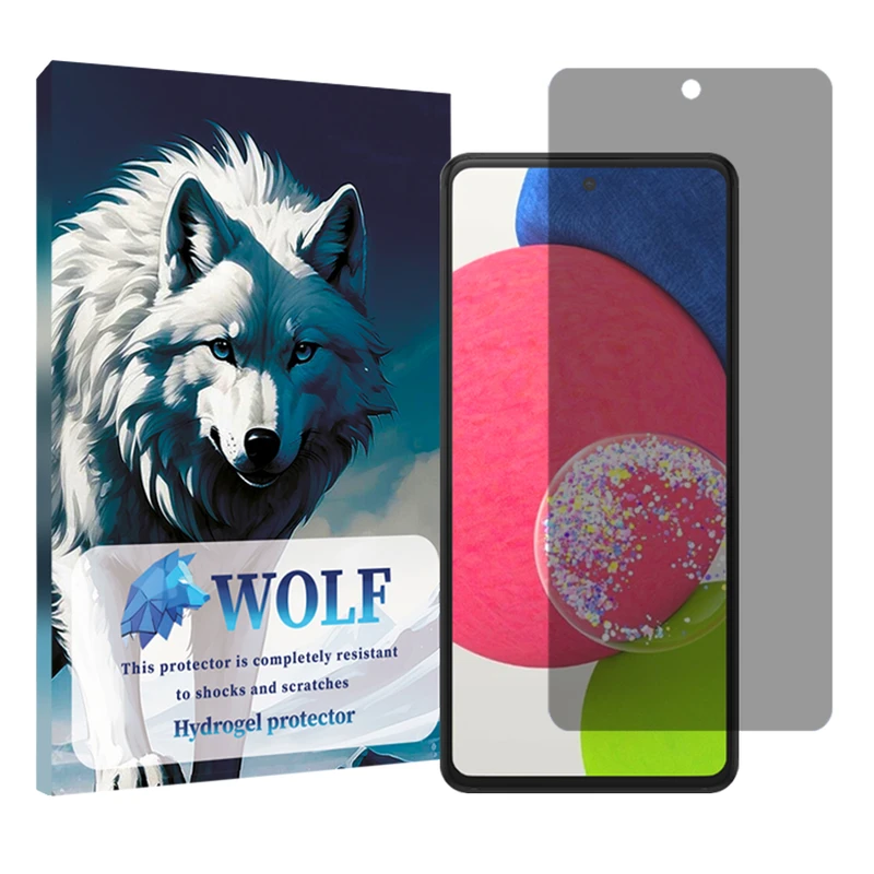 محافظ صفحه نمایش حریم شخصی ولف مناسب برای گوشی موبایل سامسونگ Galaxy A52s