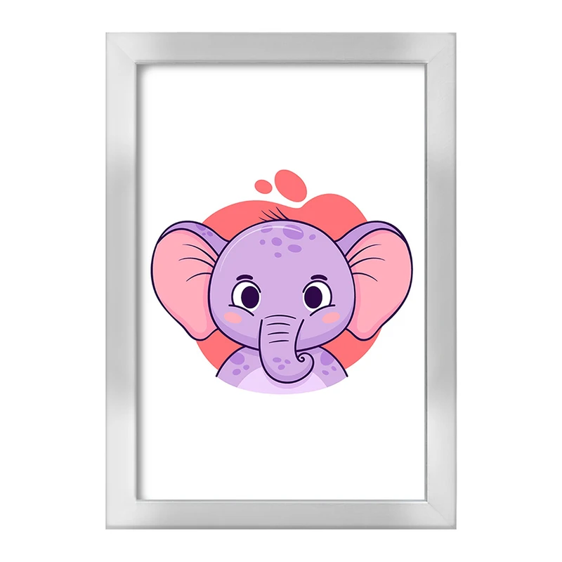 تابلو خندالو طرح فیل حیوانات بامزه کد 37154