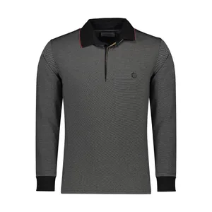 پولوشرت آستین بلند مردانه مدل Mz42 | XXL | گارانتی اصالت و سلامت فیزیکی کالا