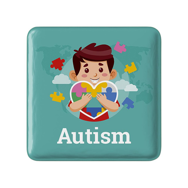 مگنت خندالو مدل اتیسم Autism کد 26716