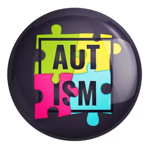 پیکسل خندالو طرح اتیسم Autism کد 26743 مدل بزرگ