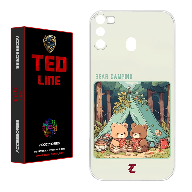 کاور تد لاین طرح خرس کد 1114 مناسب برای گوشی موبایل سامسونگ Galaxy A11
