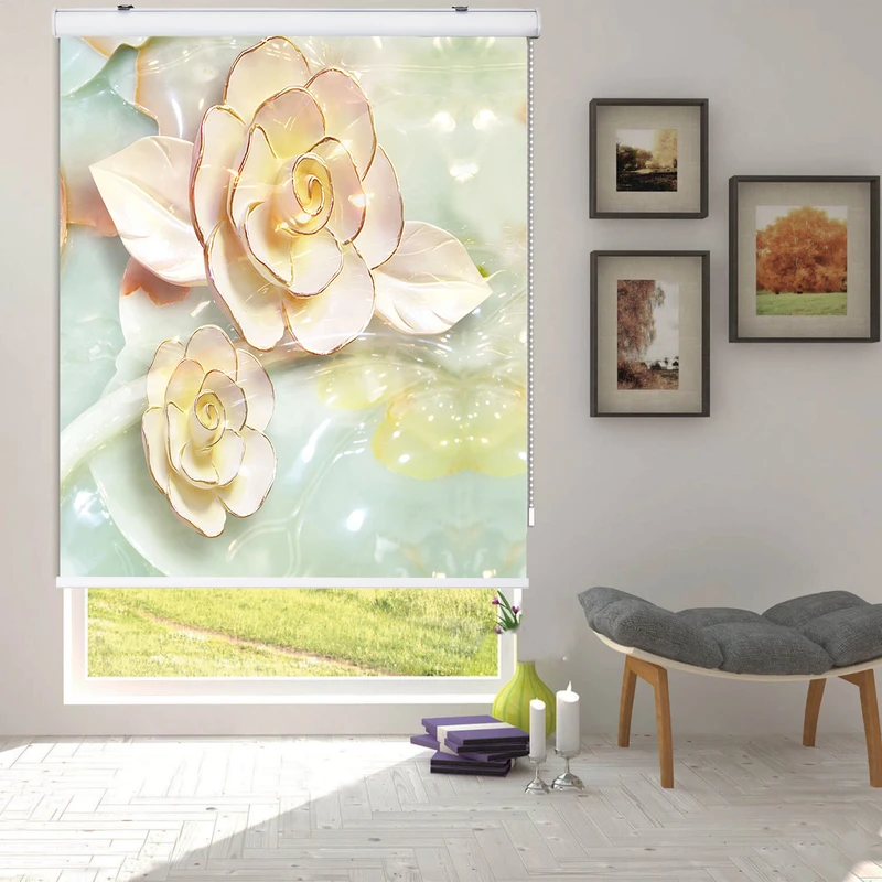 پرده شید زیو کد 3DF047 سایز 200 × 160 سانتی‌ متر