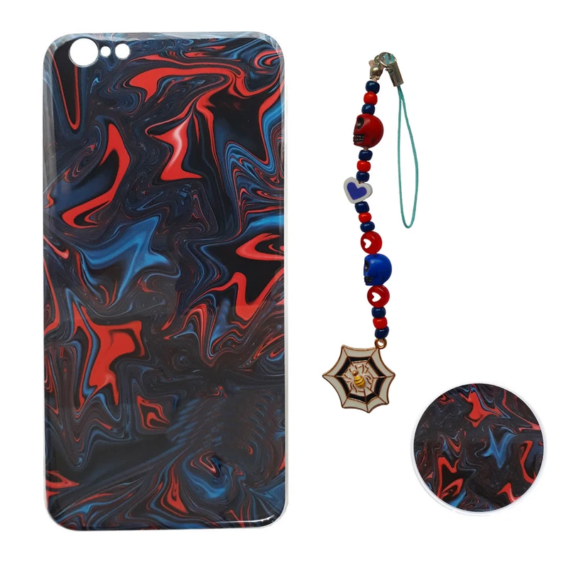 کاور کد A5307 مناسب برای گوشی موبایل اپل iPhone 6 Plus / 6s Plus به همراه پایه نگهدارنده و بند آویز موبایل