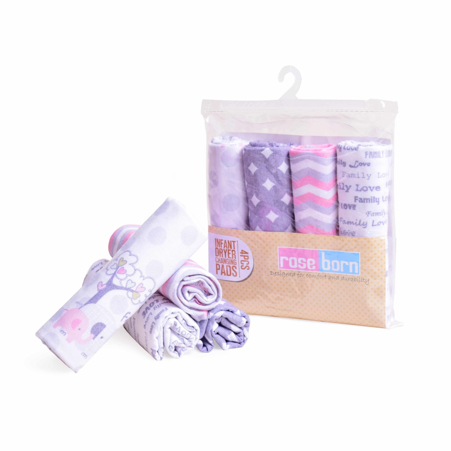 خشک کن رزبورن مدل FAMILY LOVE GIRL بسته 4 عددی