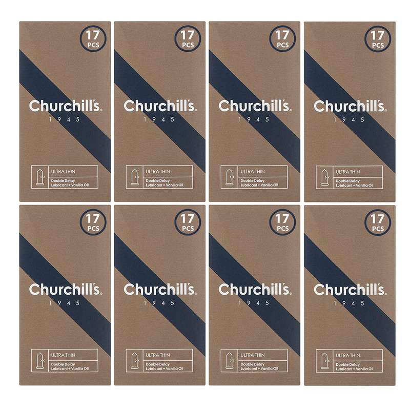 کاندوم چرچیلز مدل CHC_ultrathin مجموعه 8 عددی