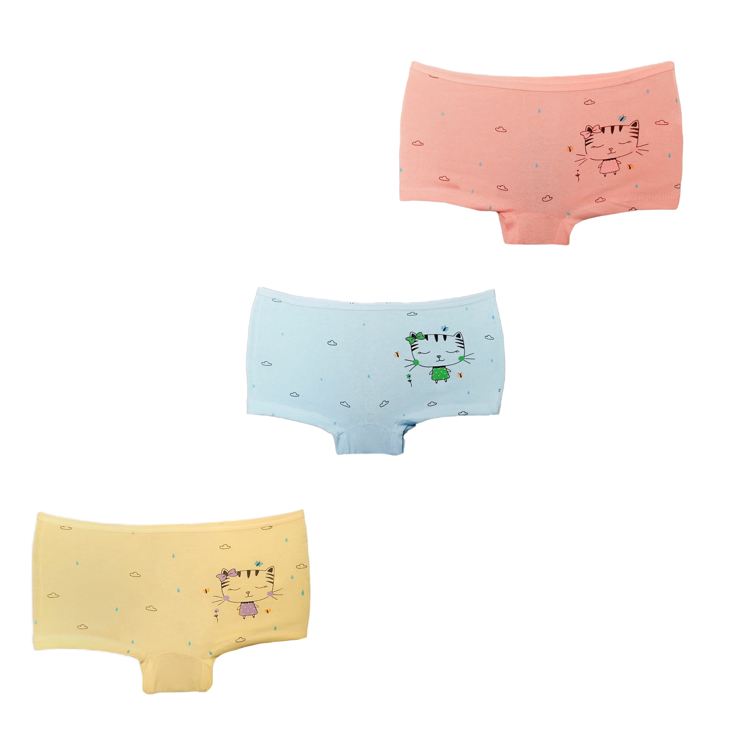 شورت دخترانه مدل ZTV109-2  مجموعه 3 عددی