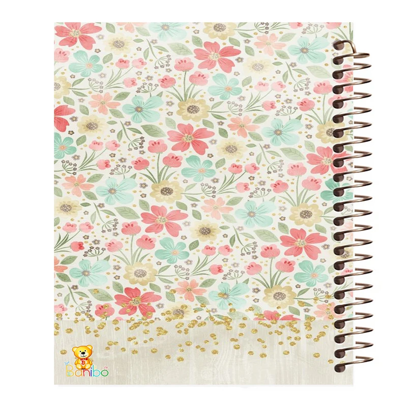 دفتر نقاشی 50 برگ بانیبو مدل گل کد 744