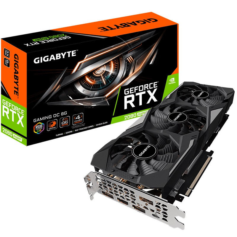 کارت گرافیک گیگابایت مدل 2080 Super gaming oc