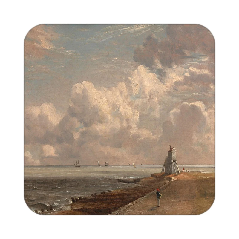 زیر لیوانی کاکتی طرح نقاشی رنگ روغن مدل mg10026