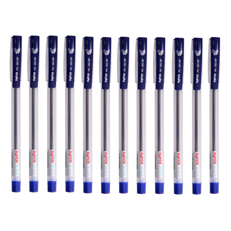 خودکار پاپکو مدل PX-003BP بسته 12 عددی