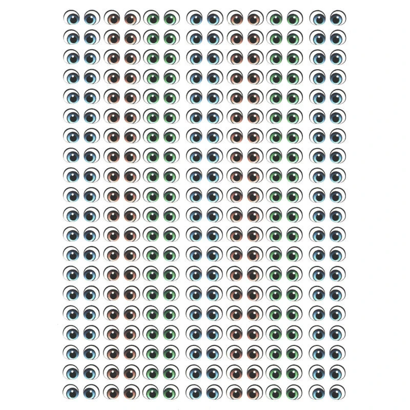 چشم عروسک سازی مدل رزینی  6 میل کد 1 مجموعه 280 عددی