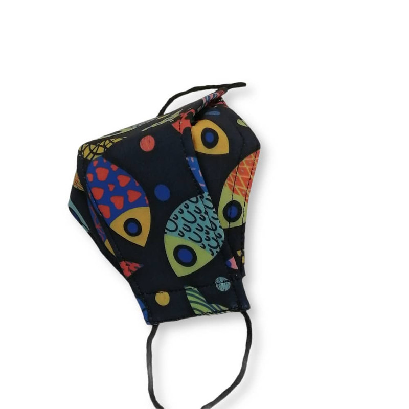 ماسک پارچه ای بچه گانه مدل سه بعدی کد ASM61