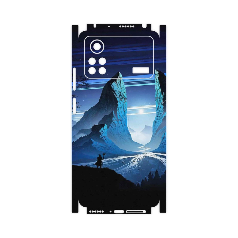 برچسب پوششی ماهوت مدل Blue Mountains Digital Art-FullSkin مناسب برای گوشی موبایل شیائومی Poco X4 Pro 5G