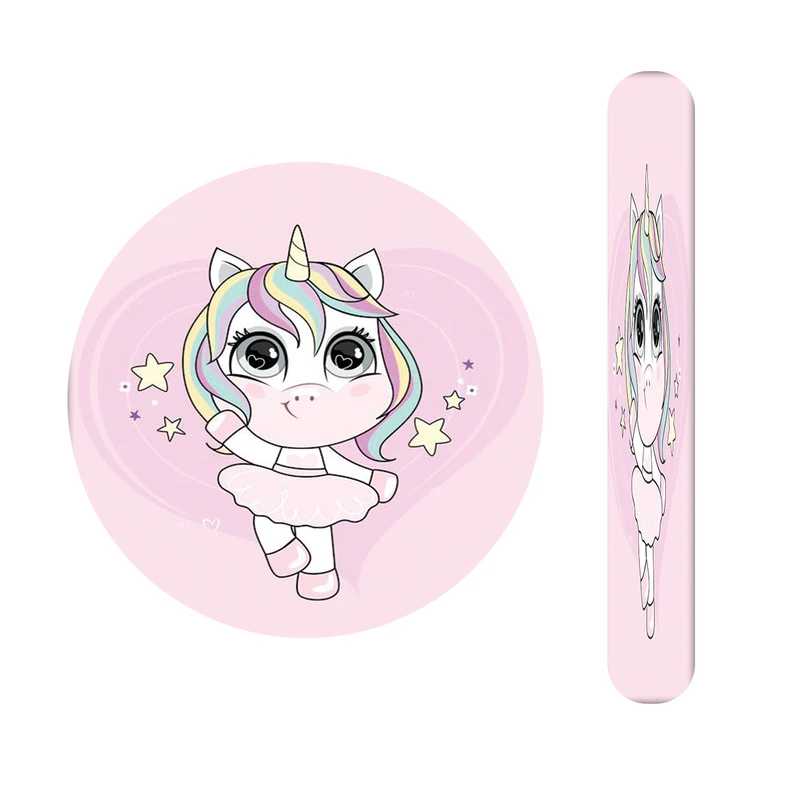 آینه آرایشی جیبی مدل تک شاخ کد 576 به همراه سوهان ناخن 