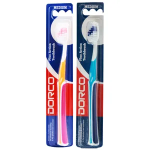 مسواک دورکو مدل Plus Action با برس متوسط مجموعه 2 عددی