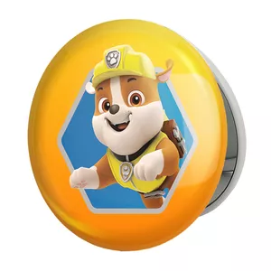 آینه جیبی خندالو طرح رابل سگ های نگهبان Paw Patrol مدل تاشو کد 12587 