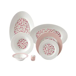 Zarin Iran Radiance Floral Dinnerware Set 28 Pcs High Grade
