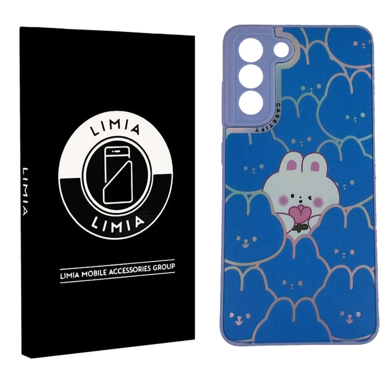 کاور لیمیا مدل فانتزی لنزدار طرح عروسکی PVD مناسب برای گوشی موبایل سامسونگ Galaxy S21 FE