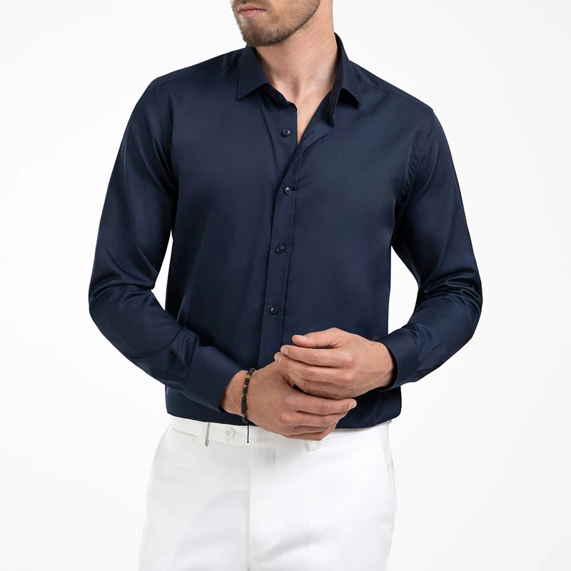 پیراهن آستین بلند مردانه ام کی مدل 1910