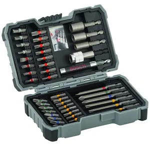 سری پیچ گوشتی و بکس سردریلی بوش مدل BO-43 PCS BOX مجموعه 43 عددی