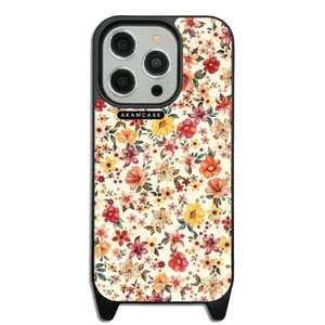AKAM AMC-WLA15PRO-FLOWERS10 Cover For Apple iPhone 15 Pro