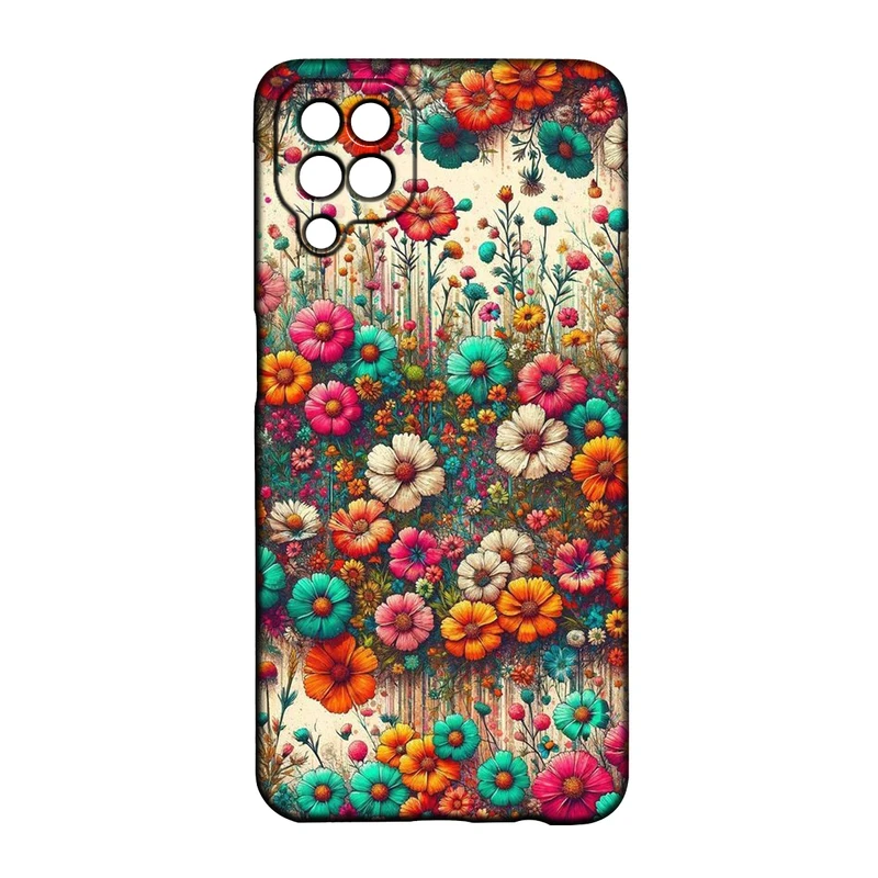 کاور طرح گل کد 335 مناسب برای گوشی موبایل سامسونگ Galaxy A22 4g