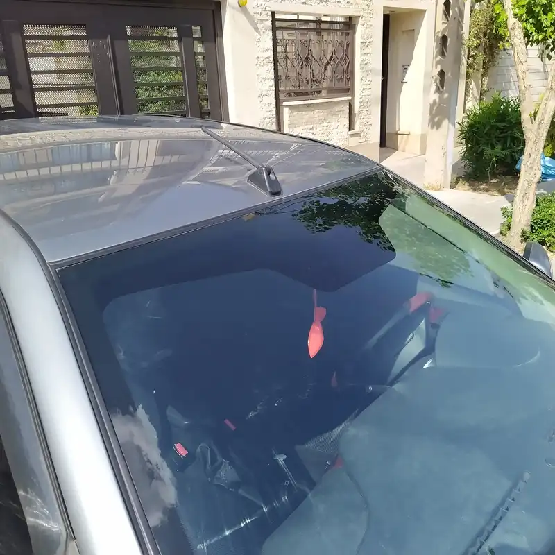 برچسب آفتابگیر شیشه جلو خودرو آرسی زد اسپرت مدل Spider2022Dena مناسب برای سمند