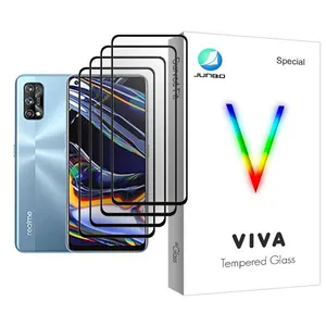 Junbo Viva Glass MIX004 Screen Protector For Realme 7 Pro Pack Of 4