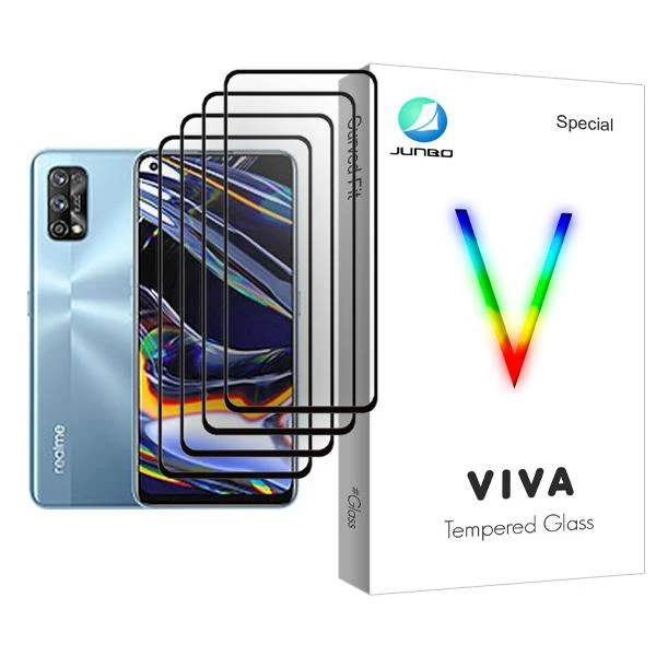 محافظ صفحه نمایش جانبو مدل Viva Glass MIX004 مناسب برای گوشی موبایل ریلمی 7 Pro بسته چهار عددی